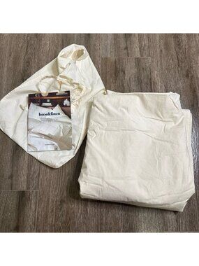 New Brooklinen Organic cotton Duvet cover full queen size in Vanilla